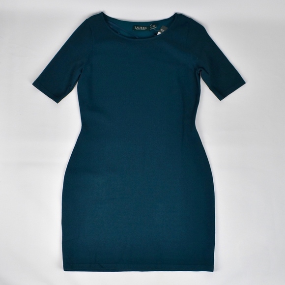 Ralph Lauren Dresses & Skirts - (RALPH LAUREN) Ballet Neck Knit Dress in Woodland